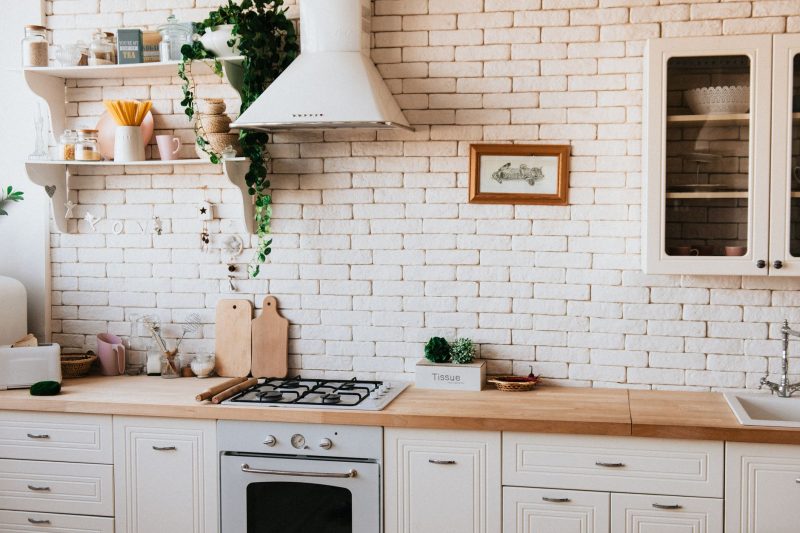 Home 13 Stylish kitchen interior with modern appliances wooden count 1790096414